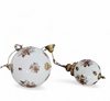 Hall lamps / Louis XV style / Belgium Glass/brass 1970