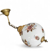 Hall lamps / Louis XV style / Belgium Glass/brass 1970