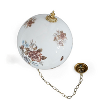 Hall lamps / Louis XV style / Belgium Glass/brass 1970
