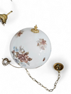 Hall lamps / Louis XV style / Belgium Glass/brass 1970