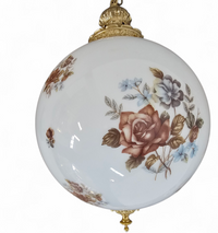 Hall lamps / Louis XV style / Belgium Glass/brass 1970