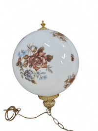 Hall lamps / Louis XV style / Belgium Glass/brass 1970