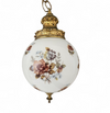 Hall lamps / Louis XV style / Belgium Glass/brass 1970