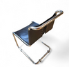 6 x early Spoleto chairs / Gavina - Knoll / black leather / good condition / 1970s