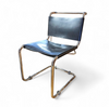 6 x early Spoleto chairs / Gavina - Knoll / black leather / good condition / 1970s