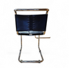 6 x early Spoleto chairs / Gavina - Knoll / black leather / good condition / 1970s