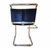 6 x early Spoleto chairs / Gavina - Knoll / black leather / good condition / 1970s