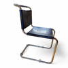 6 x early Spoleto chairs / Gavina - Knoll / black leather / good condition / 1970s