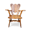 8 x Oirschot Meeuwis / oak dining chairs / 2 x arm rest / 1970s