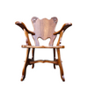 8 x Oirschot Meeuwis / oak dining chairs / 2 x arm rest / 1970s