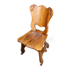 8 x Oirschot Meeuwis / oak dining chairs / 2 x arm rest / 1970s