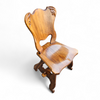 8 x Oirschot Meeuwis / oak dining chairs / 2 x arm rest / 1970s