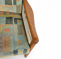 2 x Casala wingback / lounge / armchair in top condition / 4 small cushions / 1960s
