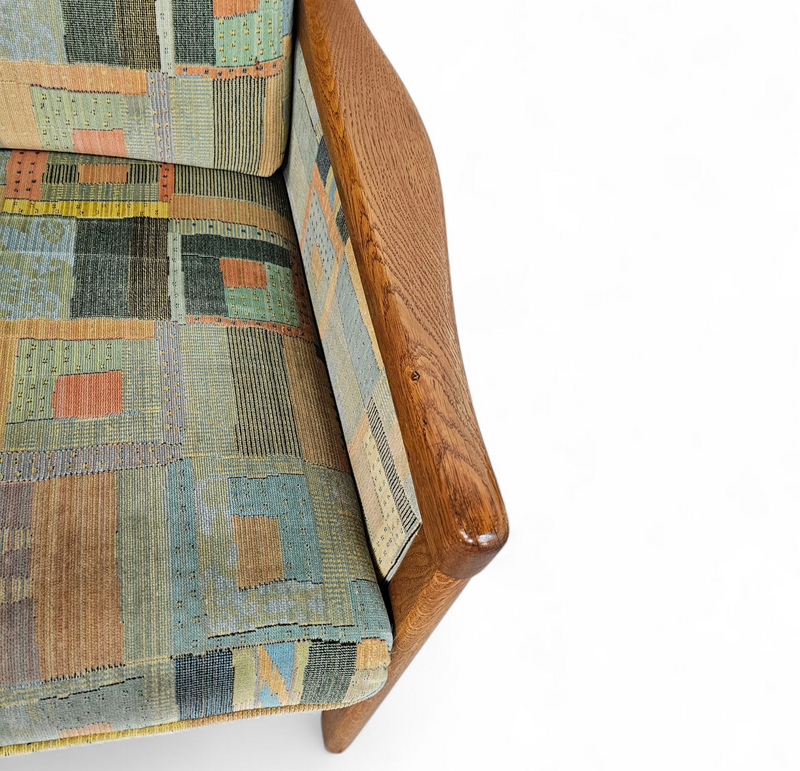 2 x Casala wingback / lounge / armchair in top condition / 4 small cushions / 1960s