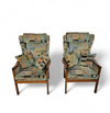 2 x Casala wingback / lounge / armchair in top condition / 4 small cushions / 1960s