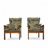 2 x Casala wingback / lounge / armchair in top condition / 4 small cushions / 1960s