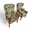 2 x Casala wingback / lounge / armchair in top condition / 4 small cushions / 1960s