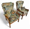 2 x Casala wingback / lounge / armchair in top condition / 4 small cushions / 1960s