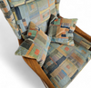 2 x Casala wingback / lounge / armchair in top condition / 4 small cushions / 1960s