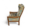 2 x Casala wingback / lounge / armchair in top condition / 4 small cushions / 1960s