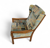 2 x Casala wingback / lounge / armchair in top condition / 4 small cushions / 1960s
