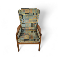 2 x Casala wingback / lounge / armchair in top condition / 4 small cushions / 1960s