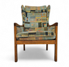 2 x Casala wingback / lounge / armchair in top condition / 4 small cushions / 1960s