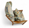 2 x Casala wingback / lounge / armchair in top condition / 4 small cushions / 1960s
