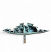 Italian Bronze sculpture / abstract Village