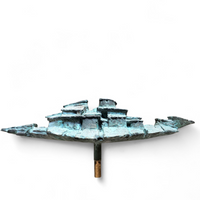 Italian Bronze sculpture / abstract Village