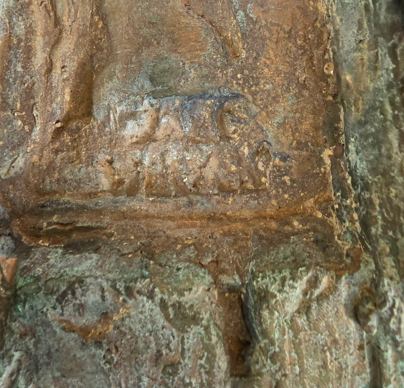 Italian Bronze sculpture / abstract Village