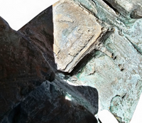 Italian Bronze sculpture / abstract Village