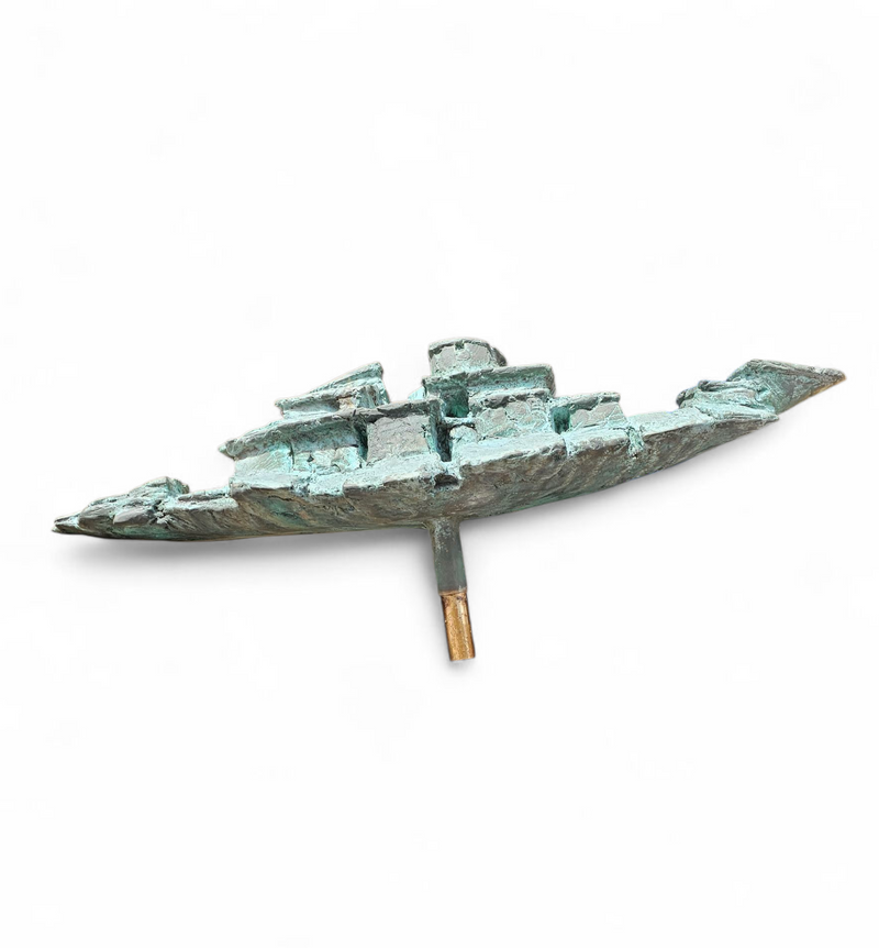 Italian Bronze sculpture / abstract Village
