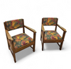 2 x Art Deco arm chairs / very good condition / 1930s