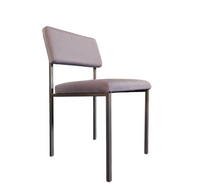 6 x No. 33 dining chair by Gijs van der Sluis for Van der Sluis Stalen Meubelen, 1960s