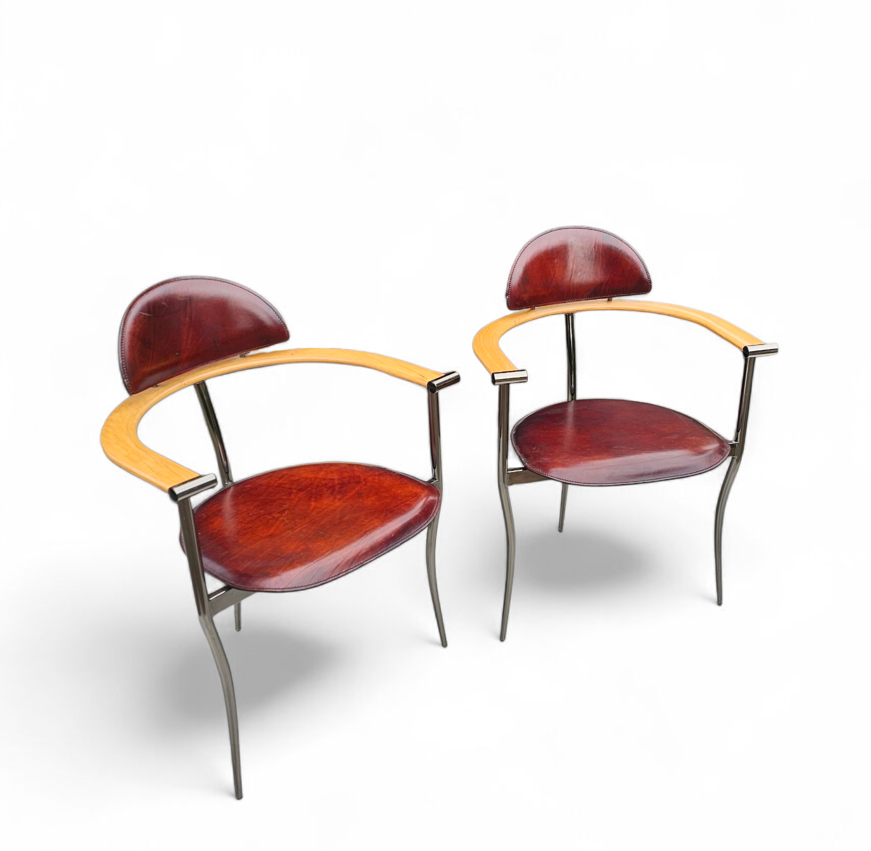 椅子 80s Arrben Italy Marilyn Stiletto Chair 2 x Arrben Italy 