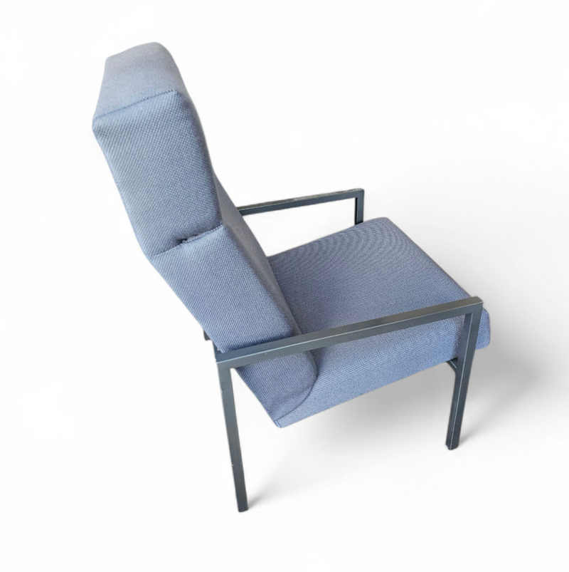 Gijs van der Sluis / high back arm chair / light grey