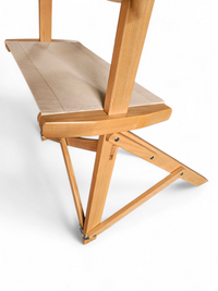 original Praia Folding Chair by Pier Giacomo Castiglioni for Gavina / Italy / 1960s