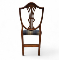 6 x English mahogany Hepplewhite chairs / 1920s