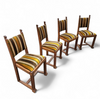 4 x Swedish / Oak Neoclassic / Grace / Dining Chairs