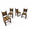 4 x Swedish / Oak Neoclassic / Grace / Dining Chairs
