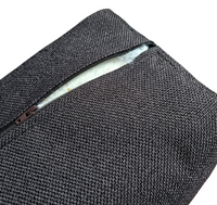 Two-seat sofa “Bastiano” from  Afra & Tobia Scarpa for Gavina, Italy 60s. Black solid wood frame and fabric cushions