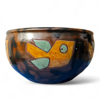 2 x Henk Potters, Oisterwijk, Netherlands, 1970/80s, pair of ceramic objects. Signed