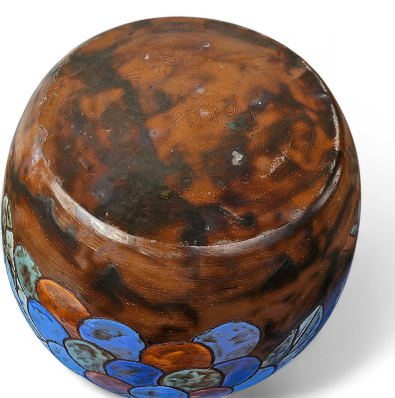 2 x Henk Potters, Oisterwijk, Netherlands, 1970/80s, pair of ceramic objects. Signed