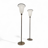 Vintage Primavera Floor Lamps in Murano Glass by Barovier & Toso / 1970s