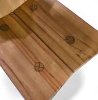 Cepelia Tiroler Chairs / table / set of 5 / Poland 1960s / marked