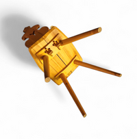 Cepelia Tiroler Chairs / table / set of 5 / Poland 1960s / marked