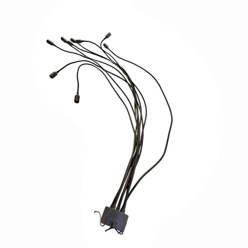 Catellani & Smith / early flexible Turciu 9 hanging lamp by Enzo Catellani / numbered