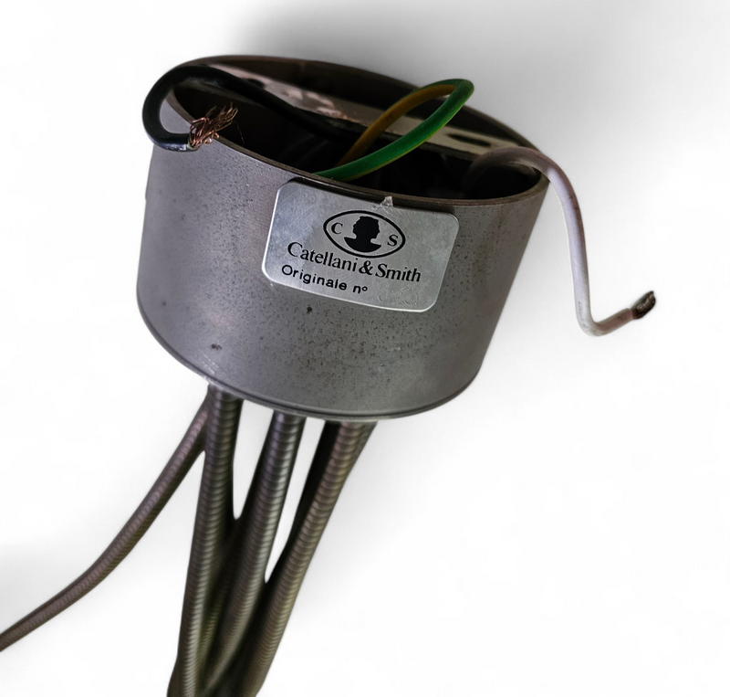 Catellani & Smith / early flexible Turciu 9 hanging lamp by Enzo Catellani / numbered