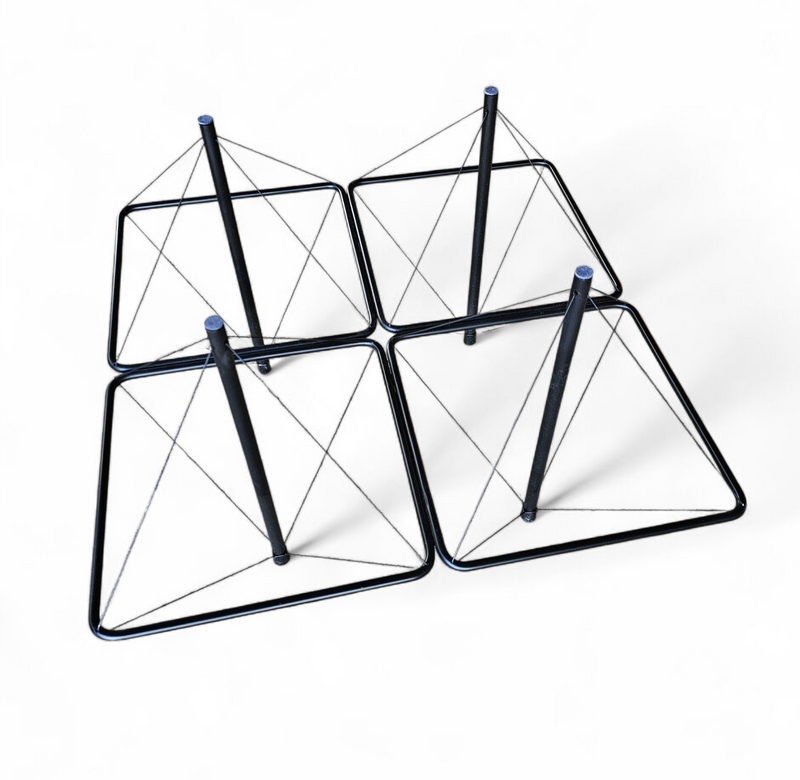 Rare wire coffee table 1980s